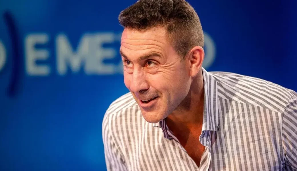 Roberto Vannacci durante il dibattito su La7