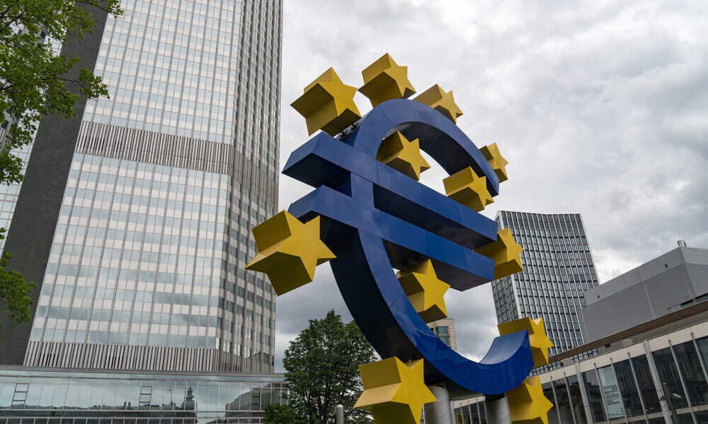 Grafico sull'inflazione e crescita economica nell'Eurozona